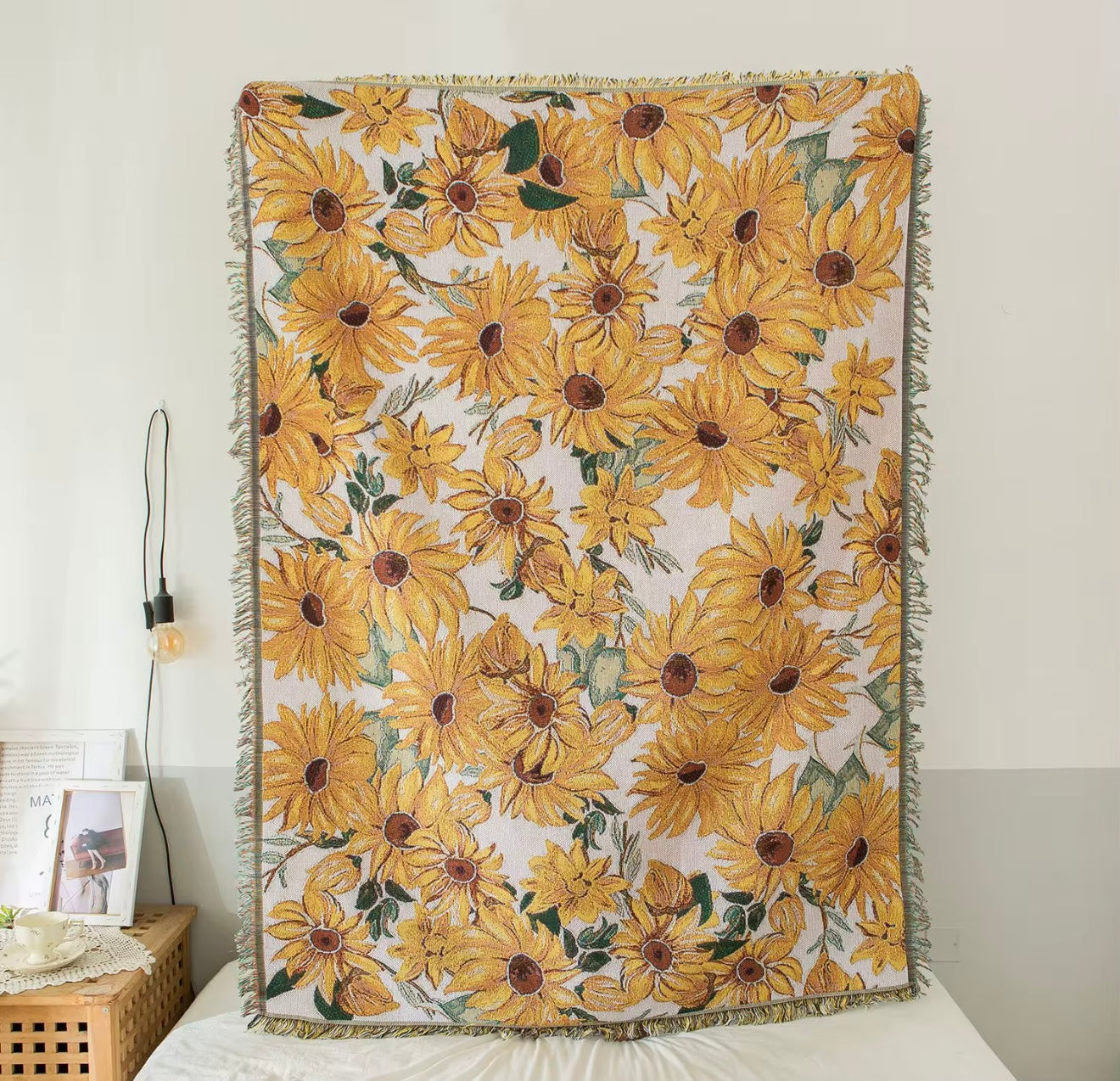 Sunflower throw